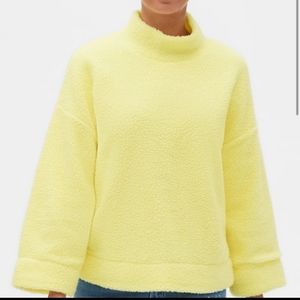Gap sherpa mock neck sweater
